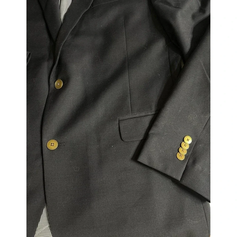 Tommy Hilfiger Men's Navy Two Button Blazer (No Size Tag) AS IS